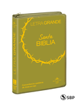 Santa Biblia Verde Letra Grande con Cierre