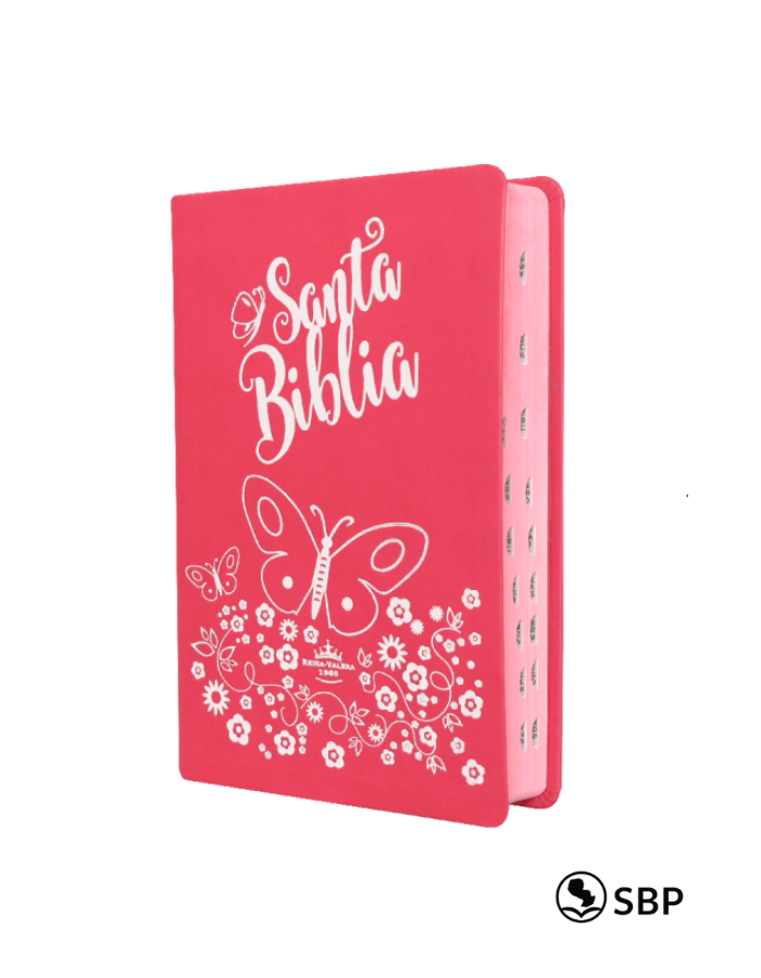 Santa Biblia Mariposa con Índice – Letra Grande | Reina Valera 1960