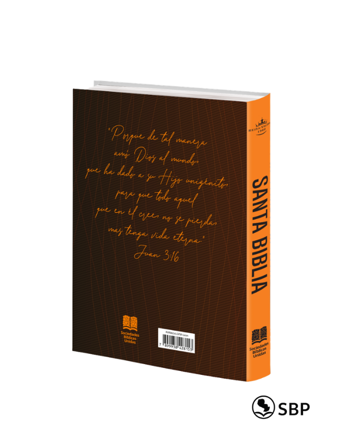 Biblia Reina Valera 1960 – Letra grande, tapa dura diseño león