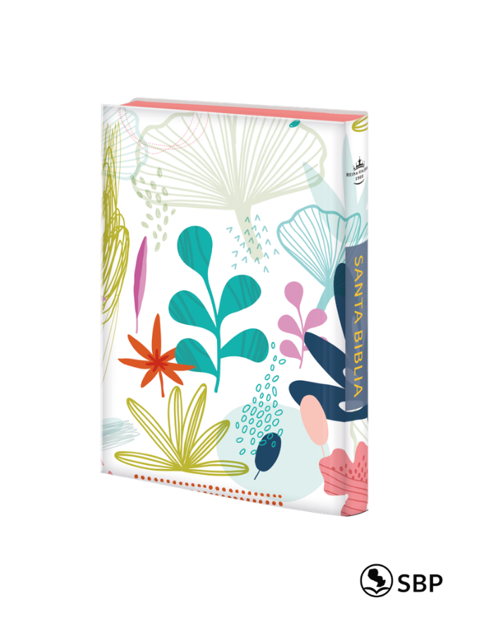 Biblia Reina Valera 1960 – Letra grande, diseño flores