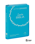Santa Biblia Celeste Letra Grande con Cierre