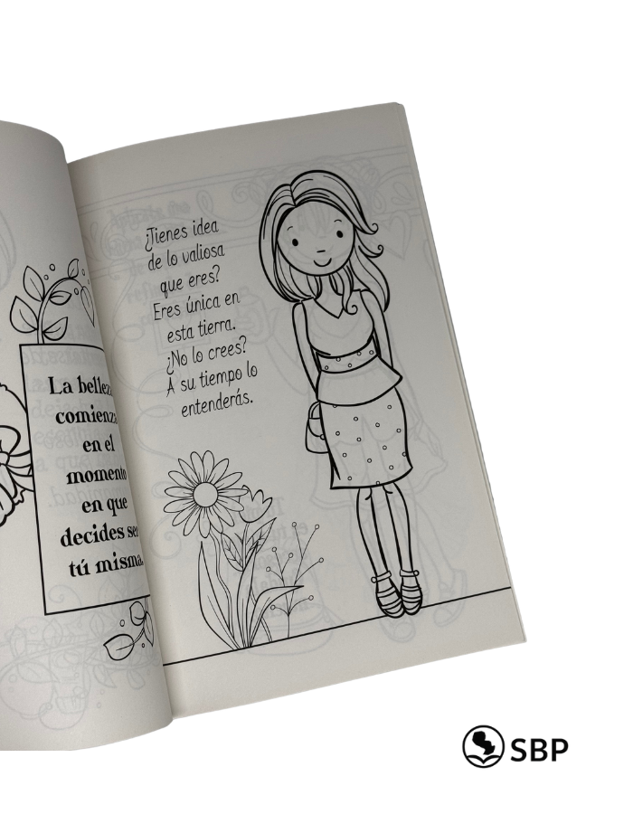 Libro para colorear “Eres hermosa”