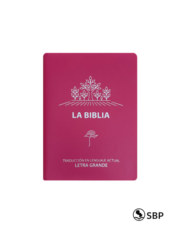 Biblia Fucsia Letra Grande - TLA - Mediana
