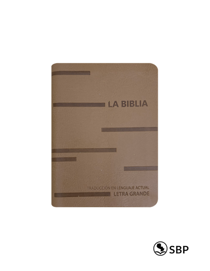 La Biblia Marrón Letra Grande – TLA