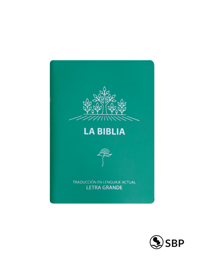 La Biblia Verde Letra Grande – TLA mediana