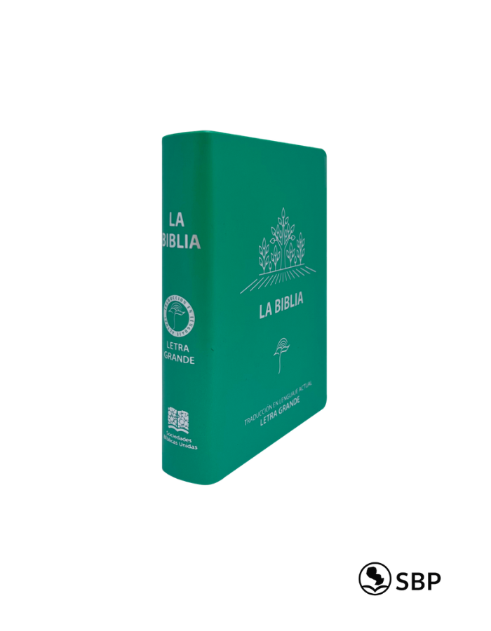 La Biblia Verde Letra Grande – TLA mediana