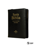 Biblia Reina Valera 1960 con cierre – Compacta, negra