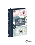Biblia Reina Valera 1960 con cierre – Letra grande, diseño floral